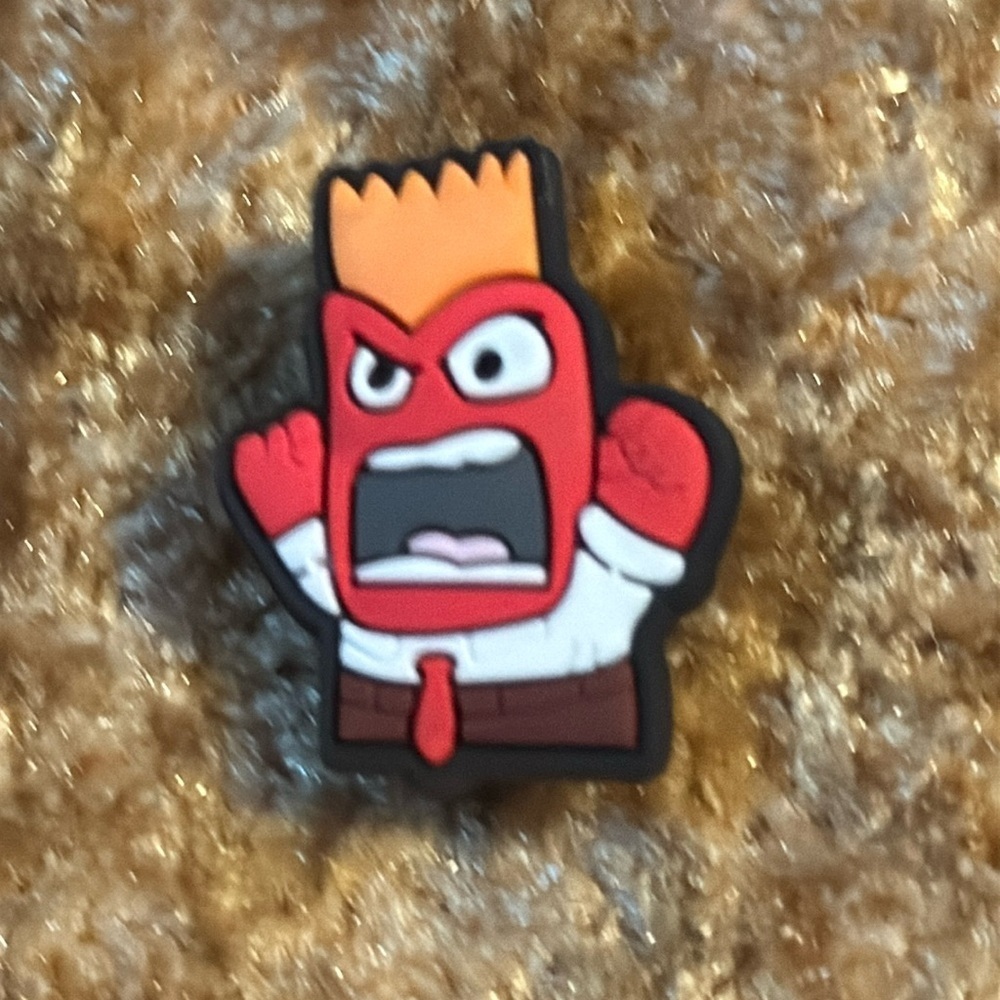 Inside Out 2 Anger Jibbitz For Crocs Shoe Charm 5/$15